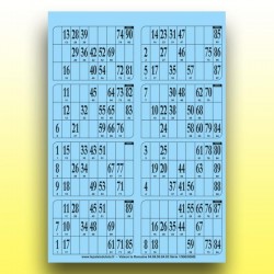 125 plaques de 8 cartons de loto 250 g (numérotation aléatoire) au Palais du Loto