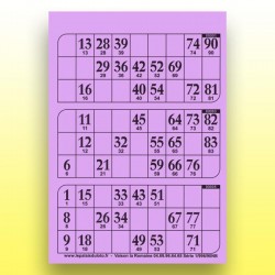 333 plaques de 3 cartons de loto rigides 1 mm - 900 g au Palais du Loto