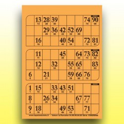 333 plaques de 3 cartons de loto très épaisses 2 mm - 1300 g au Palais du Loto