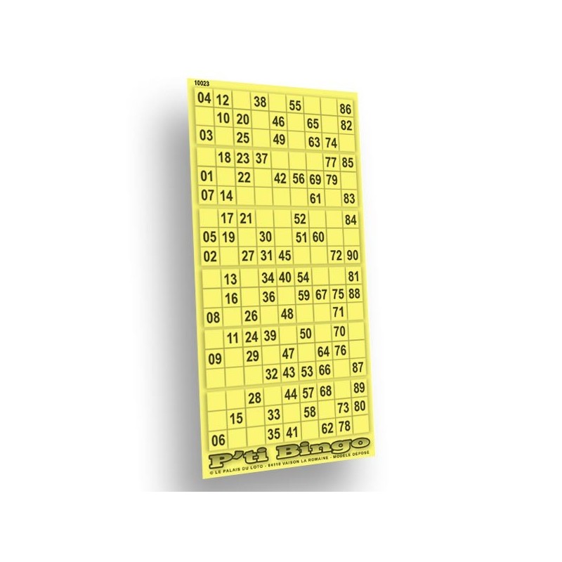 P'ti Bingo, une partie de loto très amusante - Palais du Loto.