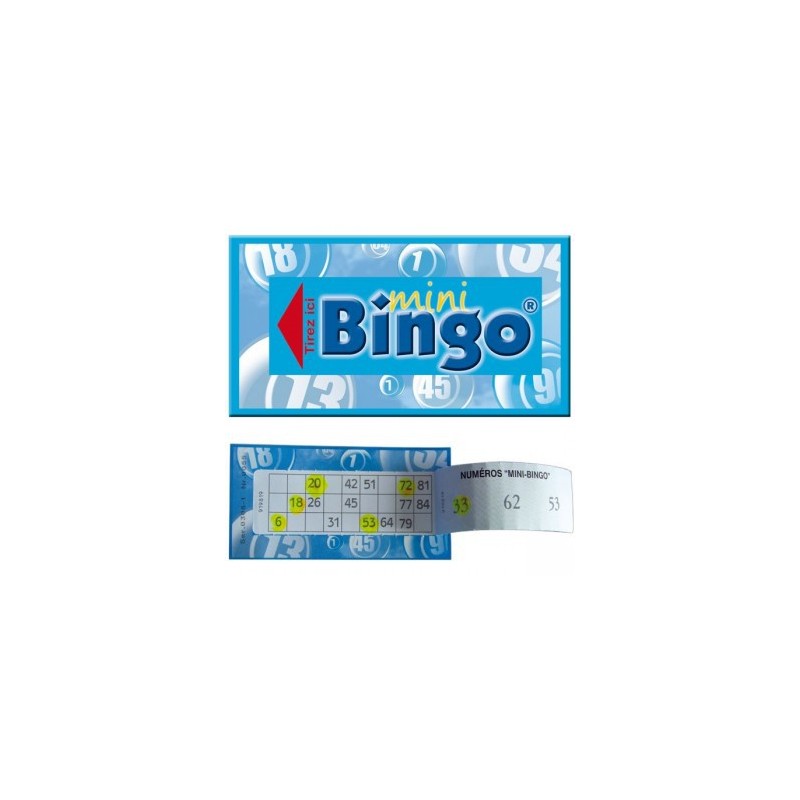 500 tickets Mini-Bingo - Palais du Loto.
