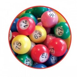 Boules loto numérotées + 100 pions nouveau design