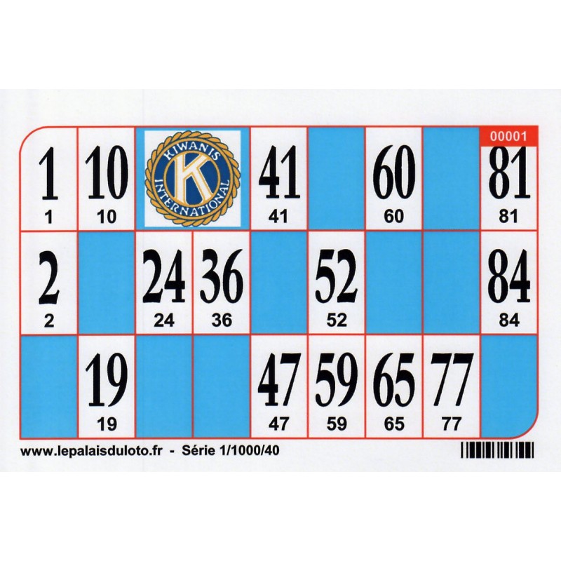 1000 Cartons de loto Bristol 250 g couleur - vert : au Palais du Loto