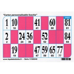 1000 Cartons de loto Bristol 250 g couleur - vert : au Palais du Loto