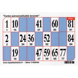 1000 Cartons de loto Bristol 250 g couleur - vert : au Palais du Loto