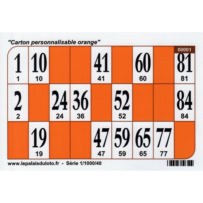 1000 Cartons de loto Bristol 250 g couleur - vert : au Palais du Loto