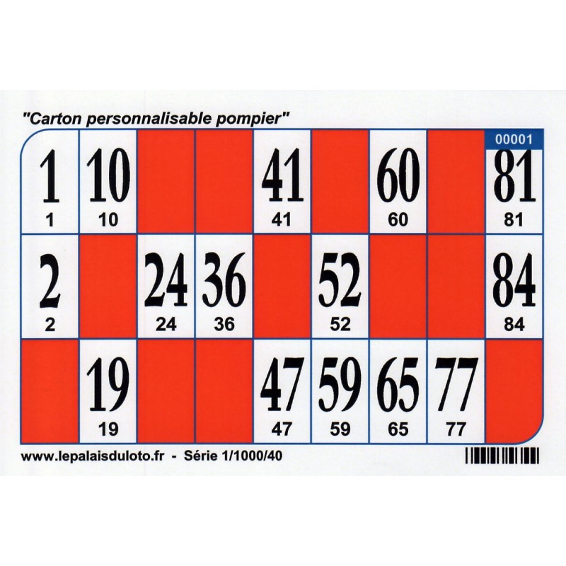 1000 Cartons de loto Bristol 250 g couleur - vert : au Palais du Loto