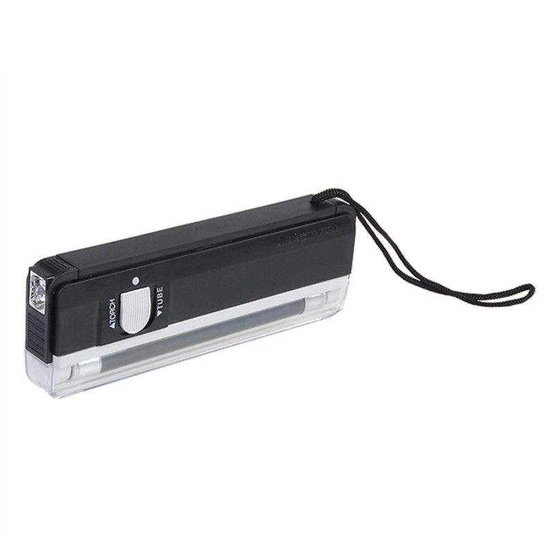 Lampe UV pour lire l’encre invisible fluorescente.